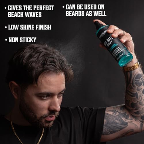 Viking Revolution Sea Salt Spray for Hair Men (8fl oz), Matte Sandalwood Hair Clay (2 oz) and Hair Styling Powder for Men (1oz) - Men Hair Styling Kit - The Ultimate Trio for Texture, Volume, and Hold - Image 4