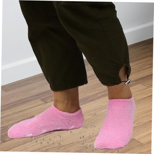 Calcetines hidratantes de gel spa contra la descamación de pies secos en mujer 6