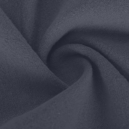 Womens Casual Linen Trousers High Waist Loose Comfy Beach Pants Straight Leg Summer Vacation Pant with Multi Pockets4