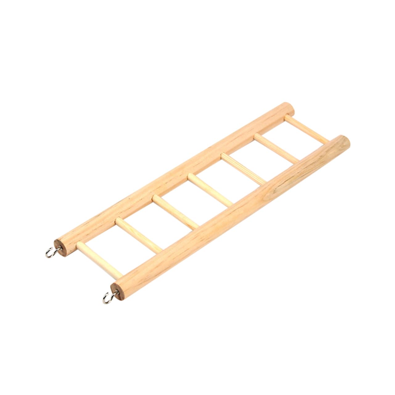 CIYODO Parrot Toy Mini Wood Ladder Squirrel and Hamster Climbing Toy Pet Bird Accessories 6 Ladders Set