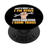 Flugzeugwartungstechniker, Flugzeugmechaniker PopSockets mit austauschbarem PopGrip