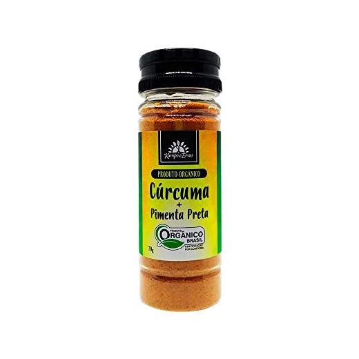 6 Cúrcuma Com Pimenta Preta Orgânica