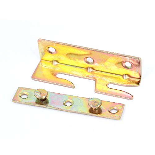 New Lon0167 Furniture Connecting Featured Wooden Bed Rail reliable efficacy Claw Plate Hook Part Bracket Support 4 Set(id:969 a5 75 4b2)