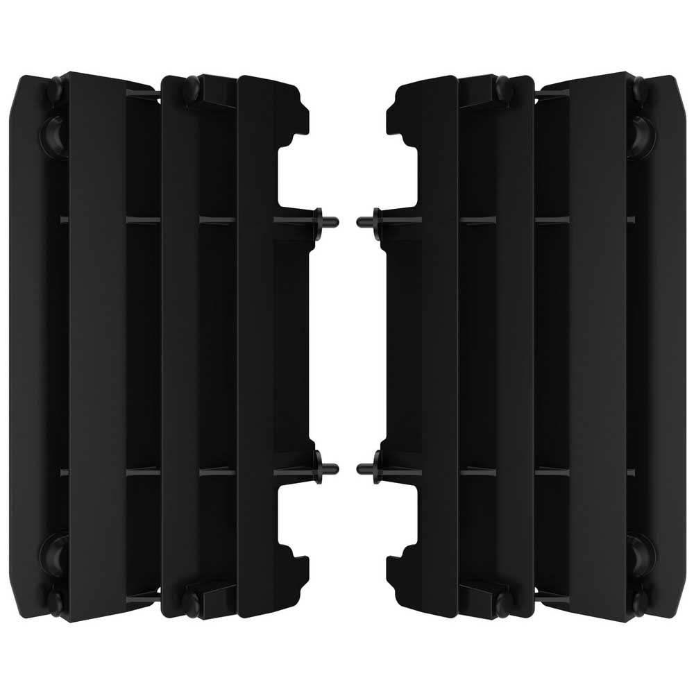 Free Shipping Polisport Black Radiator Caps For Motorcycle Parts Accessories