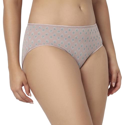 Image of juliet Cotton Hipster Premium Panties Set of 5 Full Coverage Stretchable Fabric