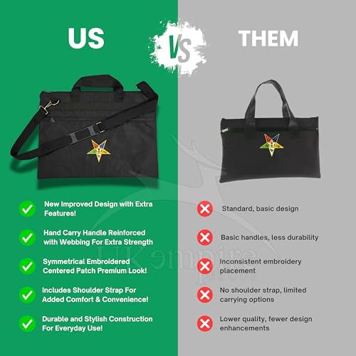 Bolsa Tote con Cruz Maltés Knights Templar, Resistente Agua miniatura 6