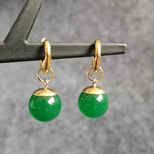 one pair of Resin Ball Stainless Earring Earrings Ear Clip Cuff For Man Woman Halloween4