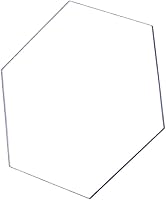 Vista 6 de Zerone 12 calcomanías de espejo hexagonal acrílico de 5.8 x 5.8 in, autoadhesivas, para espejo de pared, azulejos geométricos acrílicos