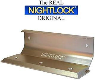 Nightlock Security Lock Door Barricade Brushed Nickel