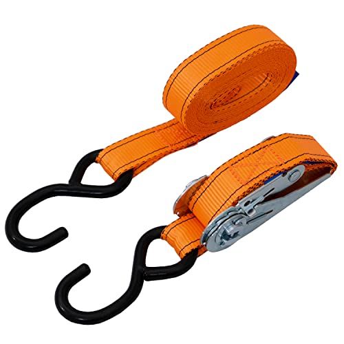 Unbekannt Ratchet Lashing Strap 2-Piece 25  Mm S Hook 5  M
