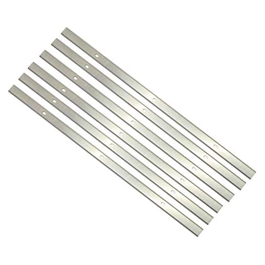 13 Inch HSS Planer Blades Knives Replacement for Grizzly G0689 Ryobi AP1300 Metabo DH330 Delta 22-580 22-549 22-555 22-590 Wen 6552 Craftsman 21743 Thickness Planer Heat Treated Double edge 6pcs