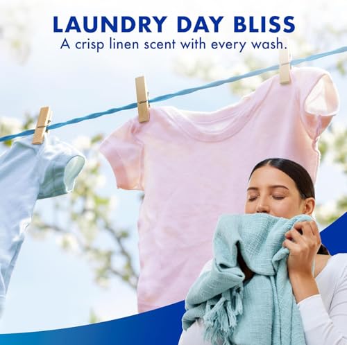 Image of Lysol Disinfectant Laundry Sanitizer, Laundry Detergent Additive, Color Safe Bleach Alternative, Laundry Odor Eliminator, Kills Bacteria & Viruses, Crisp Linen Scent, 40 fl oz (pack of 4)