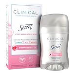 Secret Clinical Strength Antiperspirant Deodorant for Women, 3X Stress Protection, 72hr Sweat & Odor Protection, Pro-Hyaluronic Acid, Invisible Solid, Strawberry Summer Fizz Scent, 1.6 oz