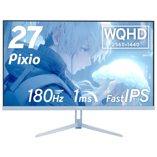 【中古】Pixio 4K対応ゲーミングモニター 27インチ ブルー Amazon.co.jp: Pixio PX278 WAVE Pastel Blue ゲーミング