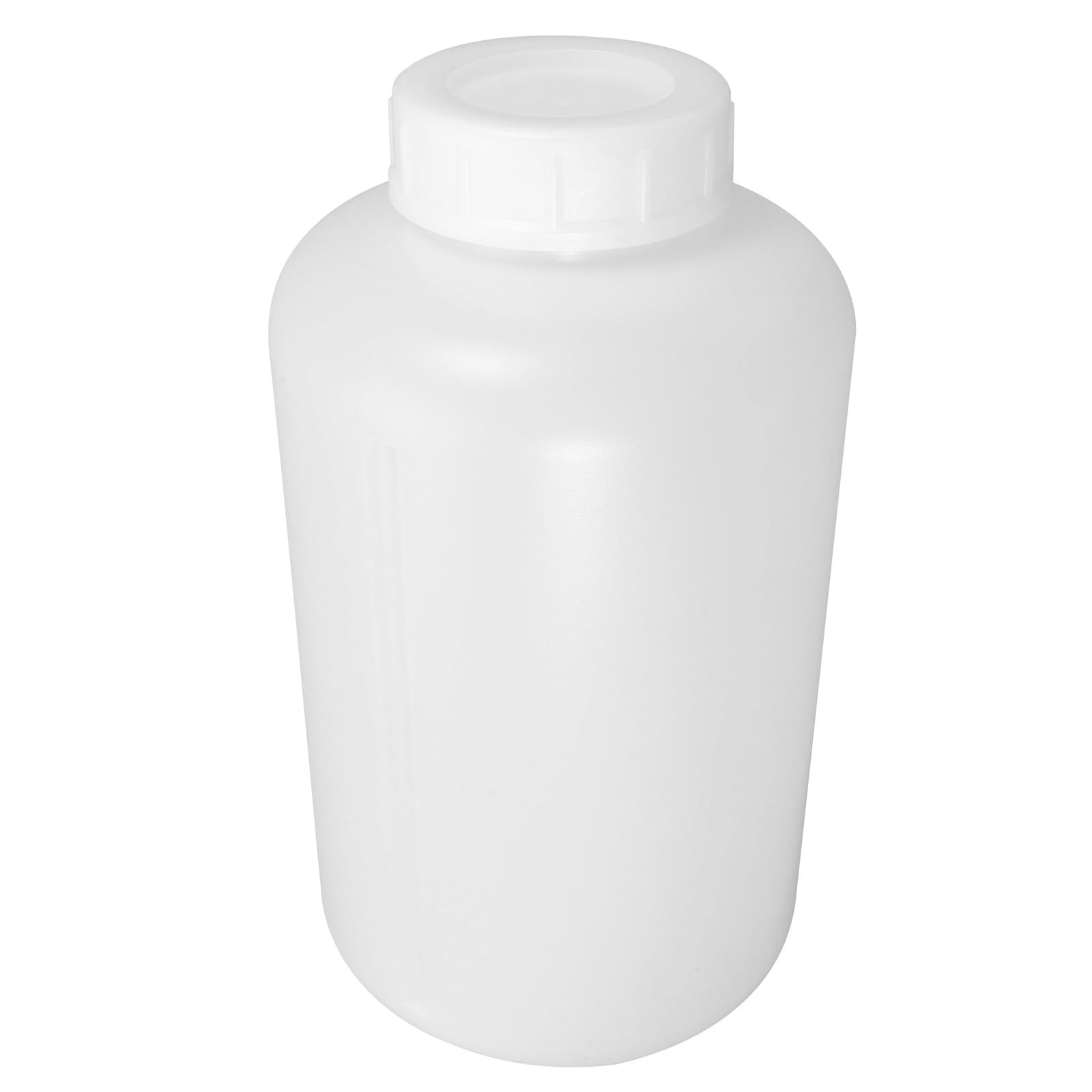Lurrose Botella de reactivo extragrande de boca ancha de 10 L: Botella de plástico HDPE para laboratorio, tapa a prueba de fugas, recipiente para líquidos en química, almacenamiento de muestras de