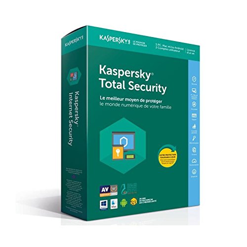 Preisvergleich Produktbild KASPERSKY Total Security 2018 - 5 Postes / 1 An