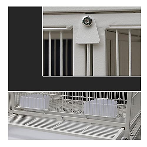 Tiiiopkvvv QS3/40713 European Luxury Parrot Cage Bird Cage Parrot Large Giant Oversized Villa Breeding Cage 95.5 * 45.5 * 209Cm Bird Perches thumb #5