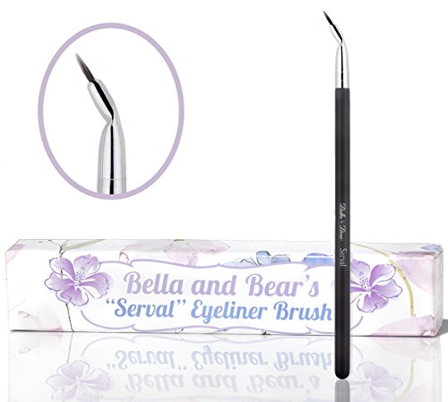 Bella And Bear Eyeliner Brush - An Angled Eyeliner Brush - Perfect For Defining Eyes And For Creating A Winged Cat Eye