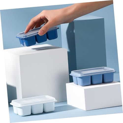 Molde mini para cubitos de hielo con tapa de plástico miniatura 7