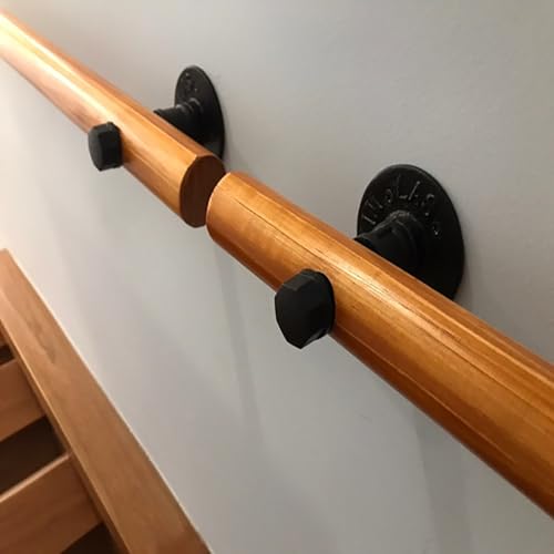 Rambarde d'escalier en bois 1m avec barre de support pour couloir intérieur