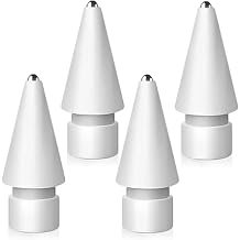 SIXFU Replacement Tips Compatible with Apple Pencil Tip, Durable Tips Compatible with Apple Pencil Pro/USB-C/ 1st/ 2nd Generation, Accessories Compatible with iPad Pencil4PCS