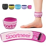 Sportneer Ankle Weights 0.5/1/2/3/5 LBS 1 Pair Wrist Leg Arm Weights for Women Men Kids Child with Adjustable Straps, Strength Weighted for Jogging Running Walking Fitness Gym Workout (Pink, 0.5 lbs x 2)