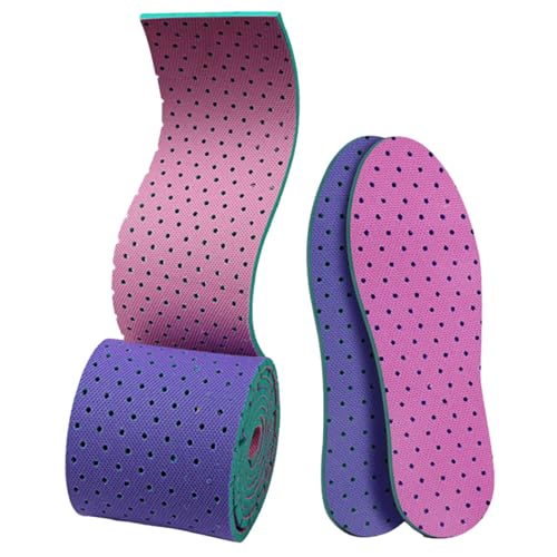 Plantillas para botas – Plantillas acolchadas que absorben los golpes, ajuste personalizado cortable. Plantilla larga de doble cara con agujeros para comodidad del pie, perfectas para zapatos de