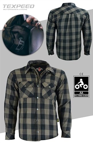 Motorradjacke für Herren mit Protektoren von Texpeed