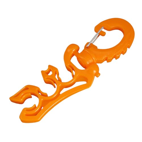 XUZHID Fixed Clamp?Scubas Hose Clip Scubas Diving Hose Holder Clip Diving Double Hose Clip with Hook Buckle for Snorkeling Scubas Diving