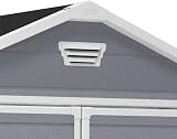 KETER Résine Abri De Jardin MANOR, Gris 65 - 2,5m2 - 4