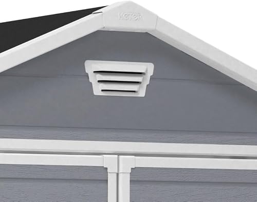 KETER Résine Abri De Jardin MANOR, Gris 65 - 2,5m2 - 4