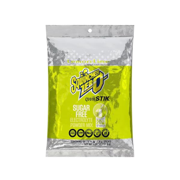 Citrus Energy Mix: Qwik-Stik Zero Sugar Electrolyte Powdered Beverage Mix, Citrus Energy Pack (Cool Citrus & Lemon-Lime), Sugar-Free Hydration Drink Sticks, 100 Count Bulk Pack image 3