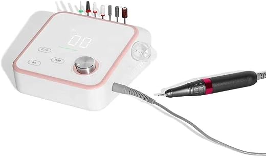BAZPUR MART® High-Speed Cordless Nail Drill for Manicures - LCD Touchscreen, Brushless Motor, 40000 RPM