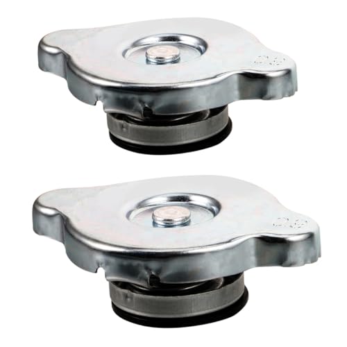 VALICLUD 2Pcs Car Radiator Cap Durable Cooling System Replacement for Trucks Small Cars Easy Installation Corrosion Resistant Engine Protection