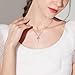 Imagen de FGUUTYM Dainty Necklace for Women Adjustable 925 Silver Heart Shaped Zircon Necklaces Womens Jewelry Gift Cadenas Graduación