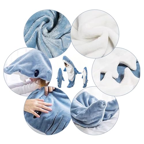 Couverture queue de requin adulte pour soirées cocooning