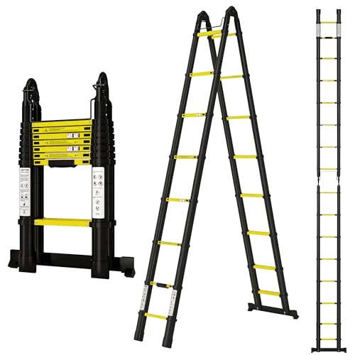 DiamondForge Telescoping A Frame Ladder