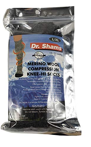 Merino Wool Compression Knee High Socks Ideal for, Hiking, Ski, Travel-Sports-Nurses-Reduces Swelling2
