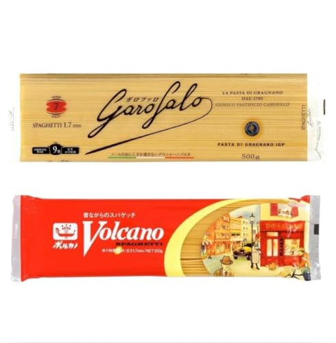 【2種セット】 明治屋 ガロファロ 1.7mm 500g 日本製麻 ボルカノ パスタファミリー 1.7mm 300g 各1袋 サタプラ紹介 試してランキング食べくらべセットのサムネイル
