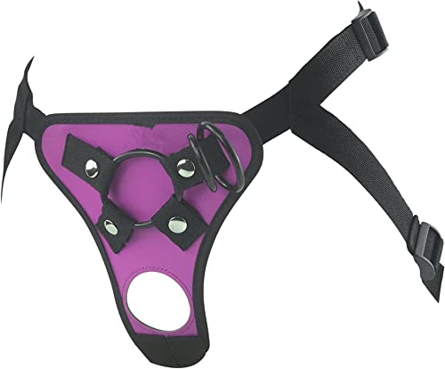 VZL Sponver Underwear with Reinforced Crotch for Men Women Couples role play,Strapon Strapless Underwear Boxers Brief Purple