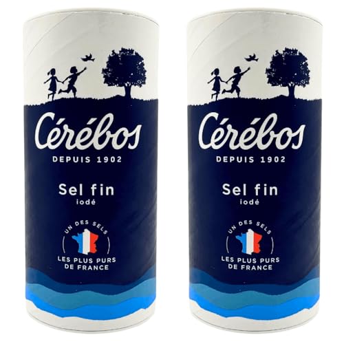 Cerebos Iodised Fine Table Salt 500g x 2