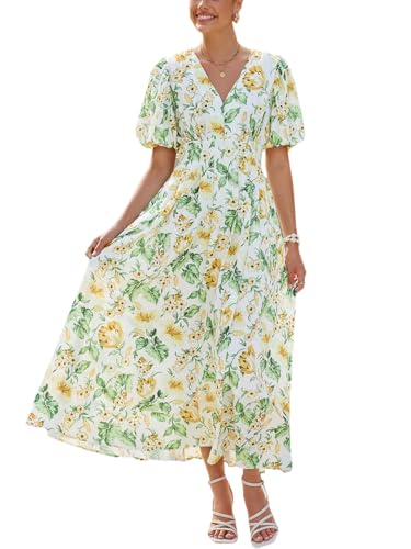 Image of Maxigerui Women's Summer Floral Maxi Dress Spring Wedding Guest Dress 2026
