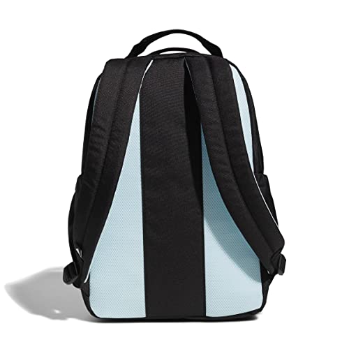 adidas Mochila feminina Squad, Mochila Squad, Preto/halo verde menta/prata metálico, One Size