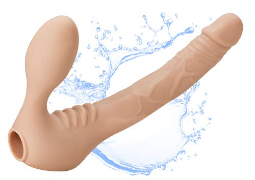 Cloud 9 Novelties Premium Vibrating Strapless Strap-On Realistic Dildo Kit, Brown #TOP7