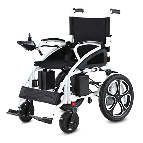 Klano Kl01 All Terrain Foldable Electric Wheelchairs For Adults - Heavy Duty - Powerful Dual Motor Motorized Power Wheelchairs - Supports Up To 300 Lbs - Weight 70 Lbs #TOP10