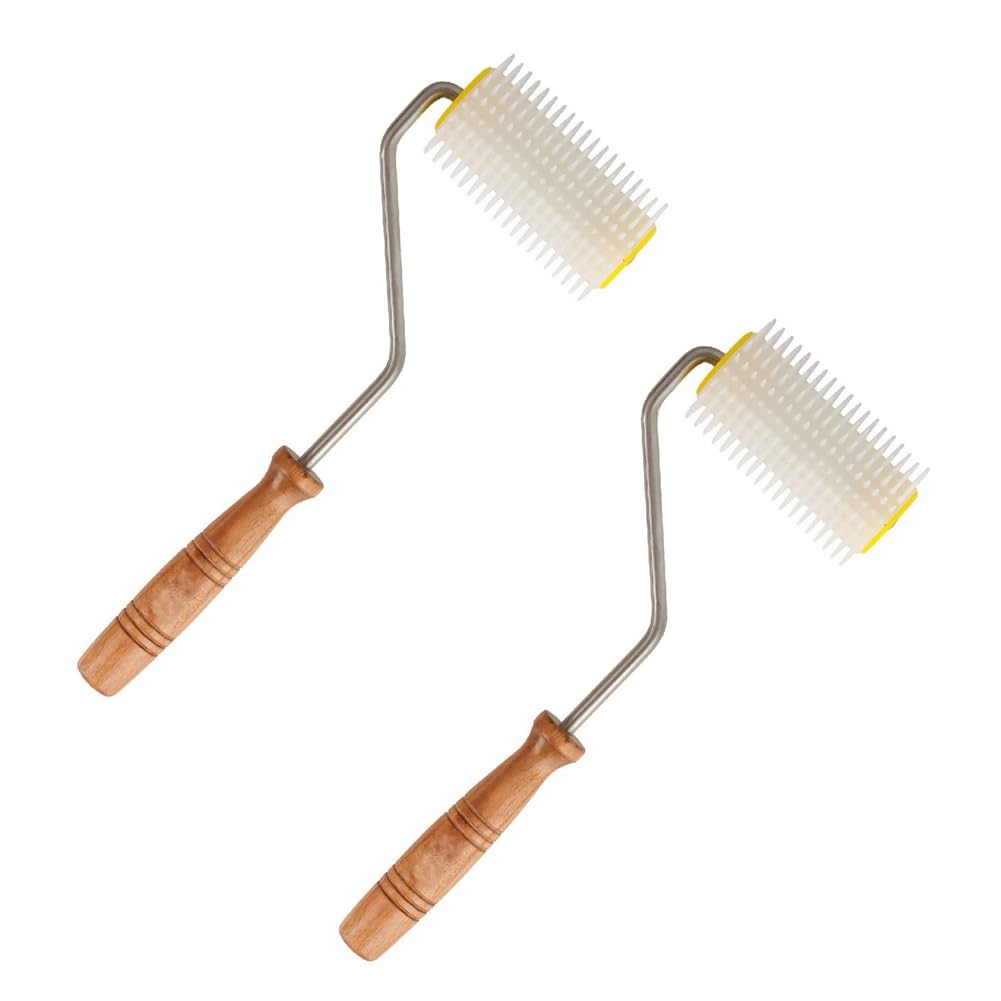 Jnchdghwa Honey Extractor Uncapping-Needle Roller Beekeeping Tool Honey Harvesting Equipment for Beekeeping Tool
