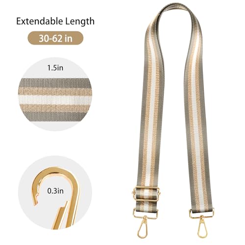 Image of Purse Straps Replacement Crossbody Straps for Purses,Wide Shoulder Strap for Bags Extender Guitar Straps for Handbags