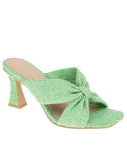 BCBGeneration Womens Fashion Heeled Sandal, Clover Raffia, 9 US