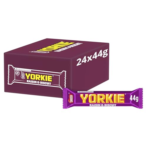 Nestlé Yorkie Raisin and Biscuit Milk Chocolate Bars 24 x 44 g
