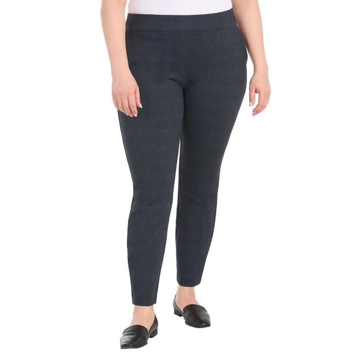 Image of Dalia Women's Pull-On Ponte Pant, Mid-Rise Narrow Leg
